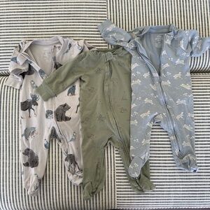 Little Planet One Piece Set - Gray, Green, Blue